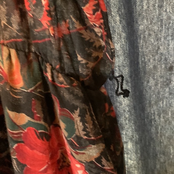 Vintage 70’s on/off shoulder ruffle dress - Picture 6 of 8